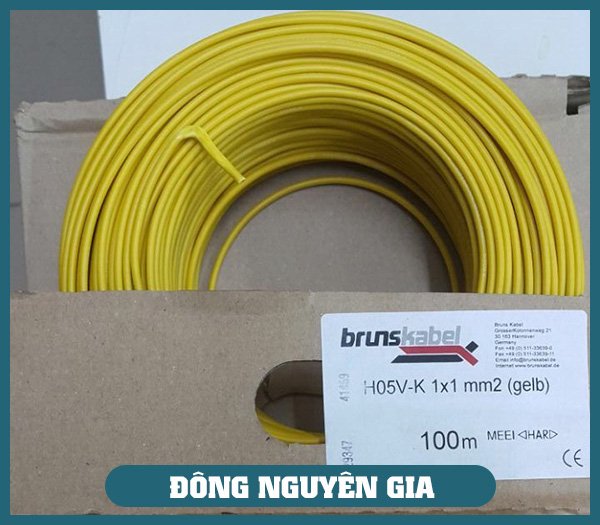 Cáp đơn mềm H05V-K 1x1mm2